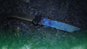 Flip Knife Case Hardened | All Blue Gem Seeds