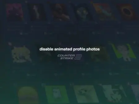Disable Animated Steam Profile Photos in CS2