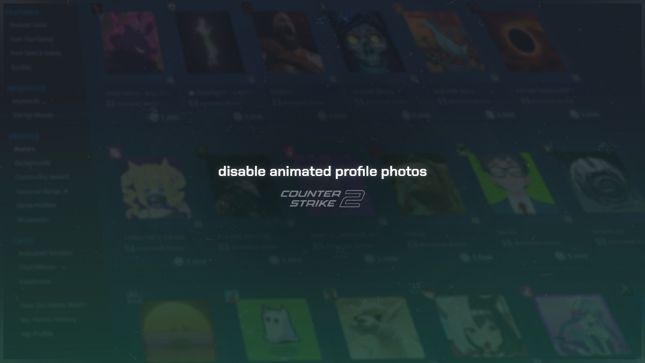 Отключить перемещение фотографий профиля в Counter-Strike 2 -. SkinLords