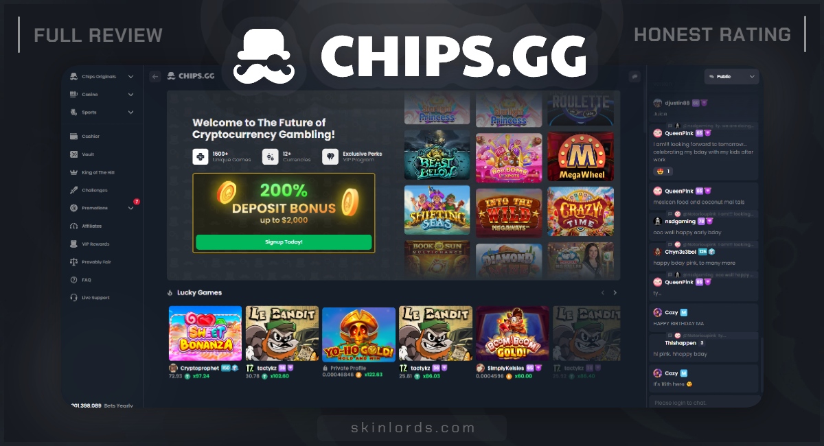 Chips.GG Casino Review (2024) Is Chips.GG Safe & Legit?