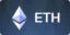 Icono de pago criptográfico Ethereum ETH