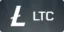 Ikona płatności kryptowalutowej Litecoin LTC