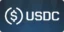 Ikona płatności kryptowalutowej USDC