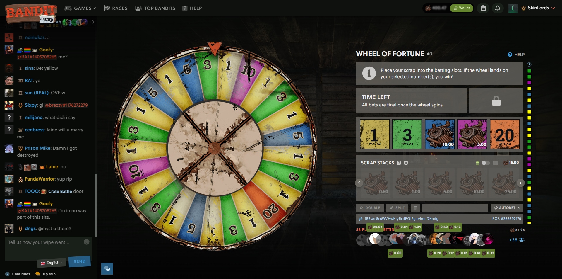 BanditCamp Jogo Original Wheel of Fortune
