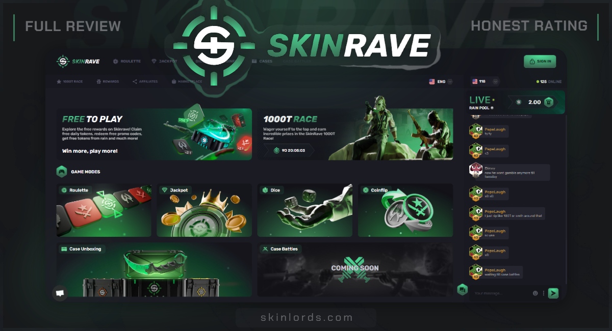 SkinRave.GG Review in 2025 - Is SkinRave Legit?