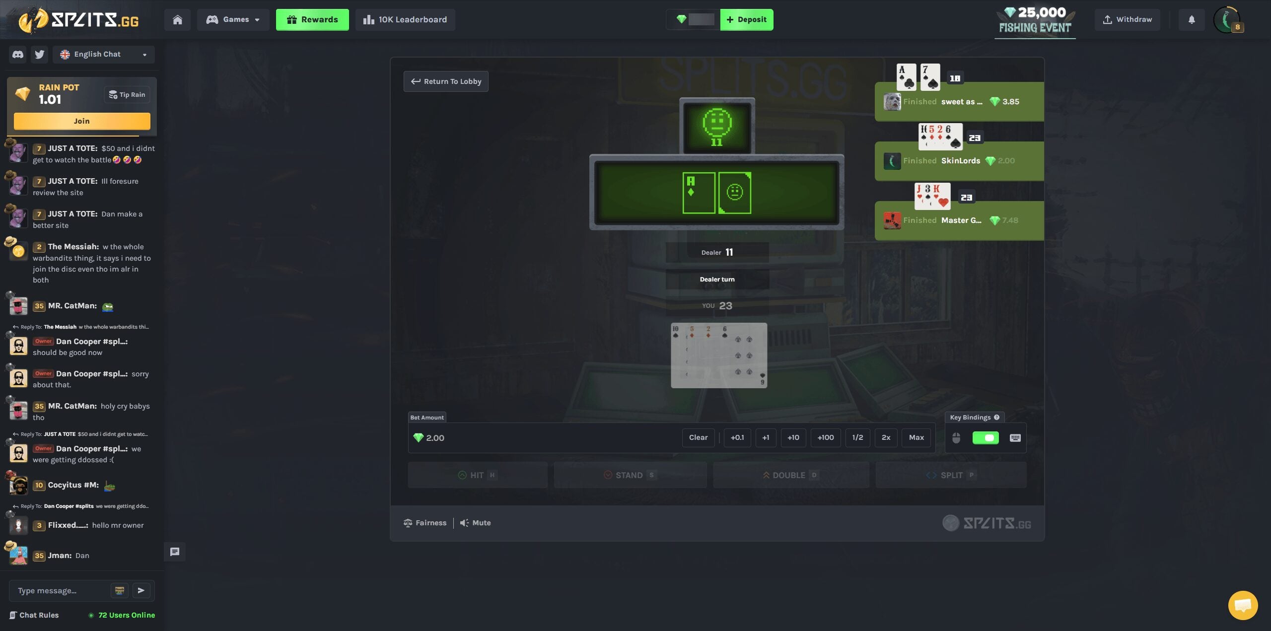 SplitsGG BlackJack