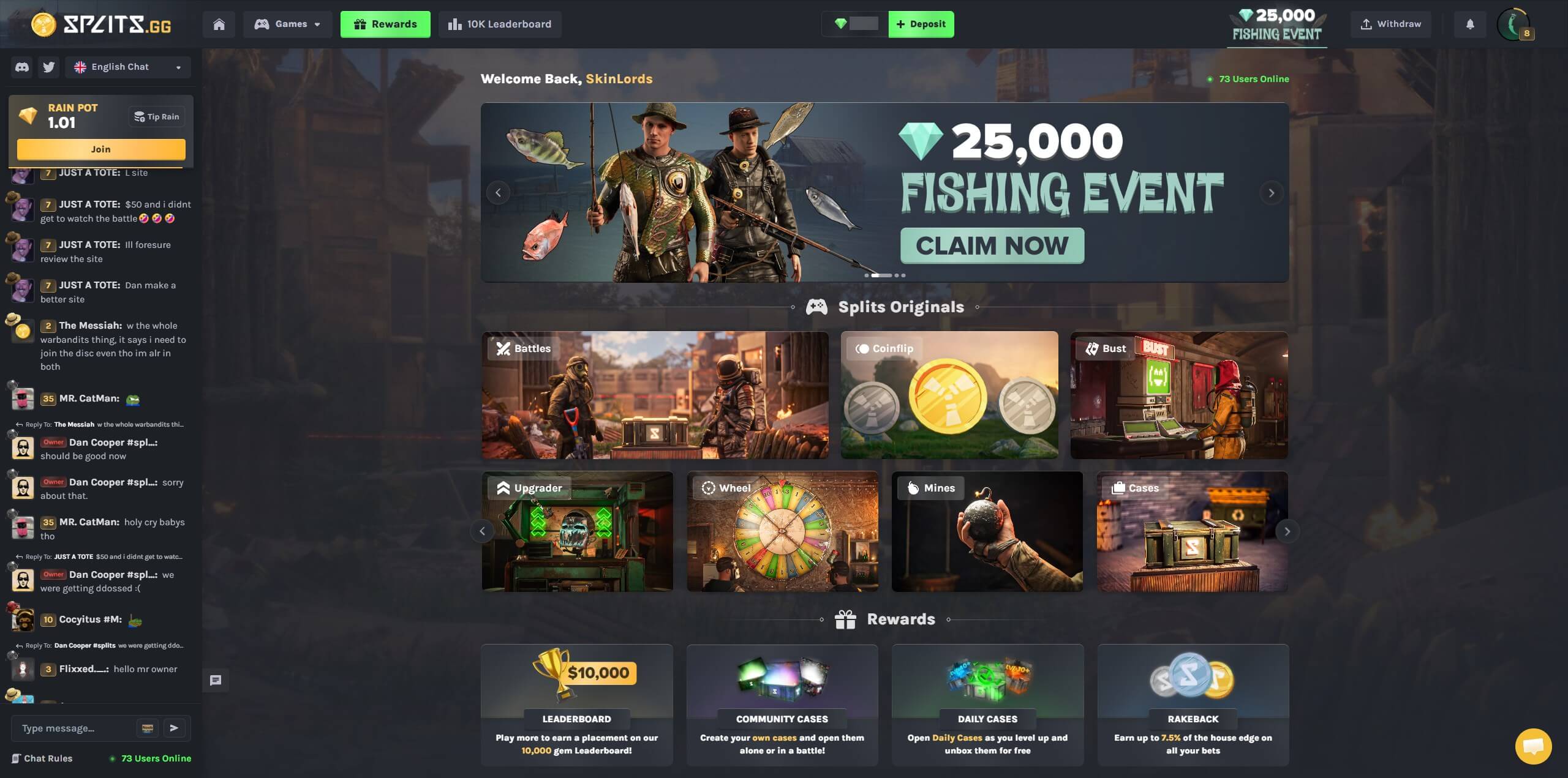 SplitsGG Home Page