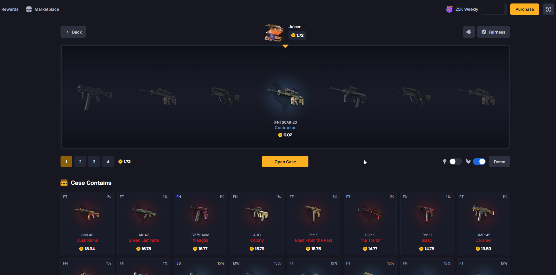 Chicken.GG Case Opening
