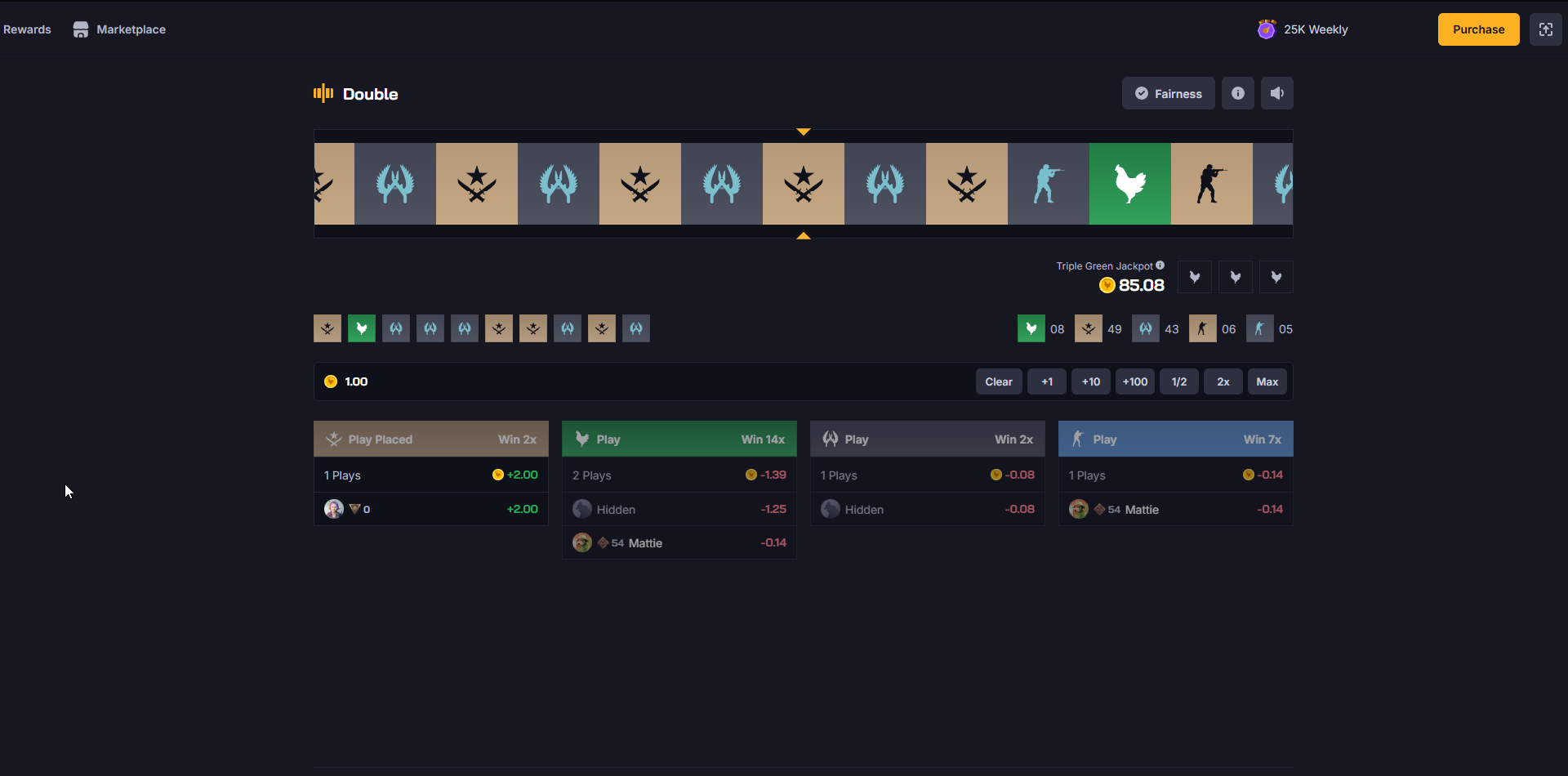 Chicken.GG Roulette