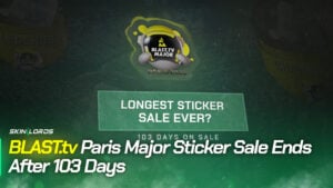 BLAST.tv Paris Major Sticker Sale Ends After 103 Days