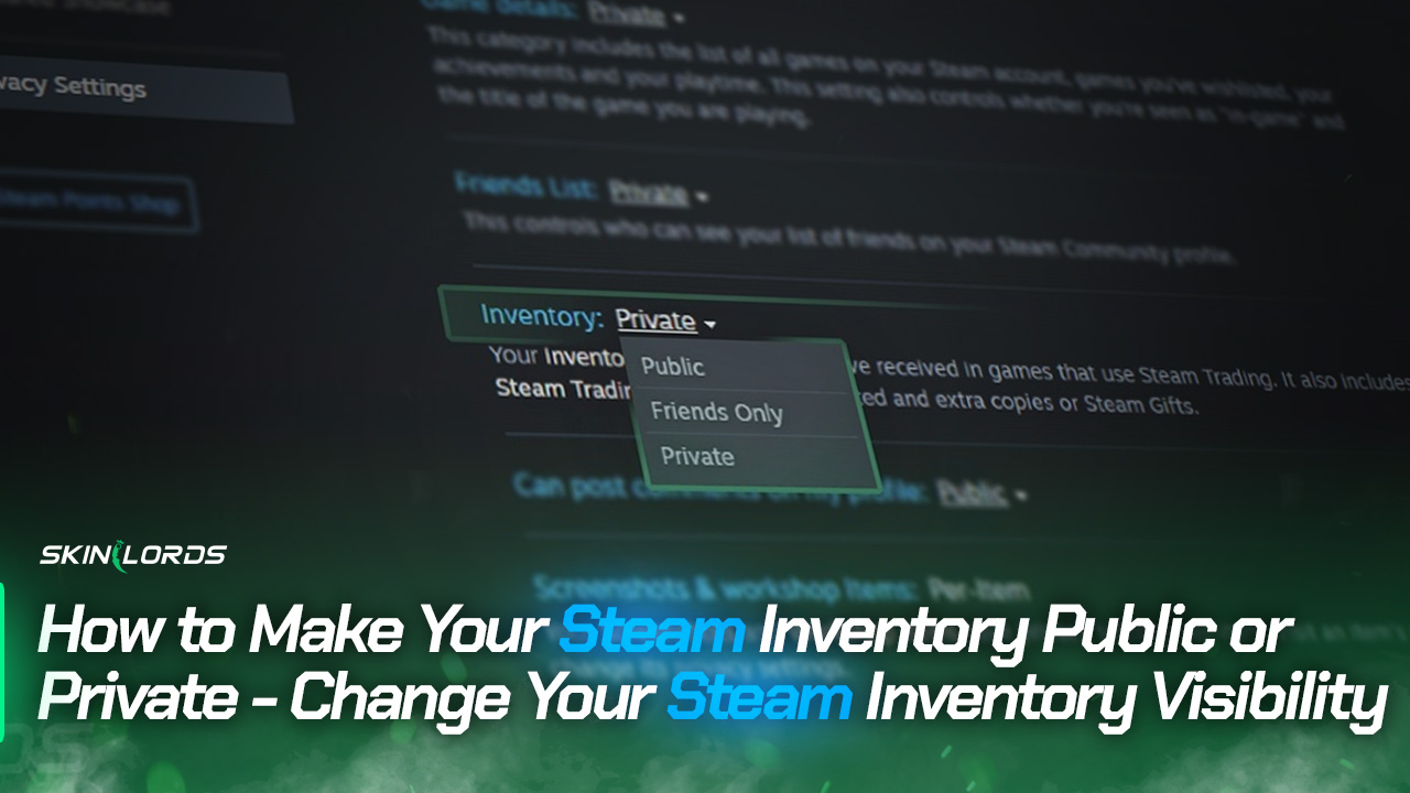 How to Make Your Steam Inventory Public or Private – Change Your Steam Inventory Visibility