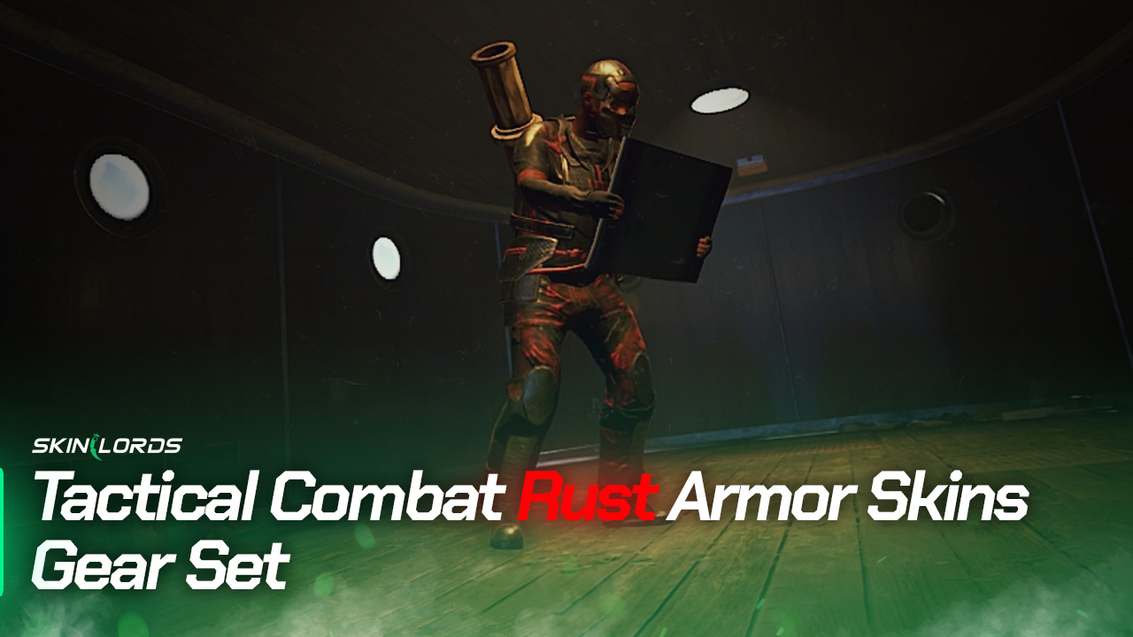 Tactical Combat Rust Armor Skins Gear Set