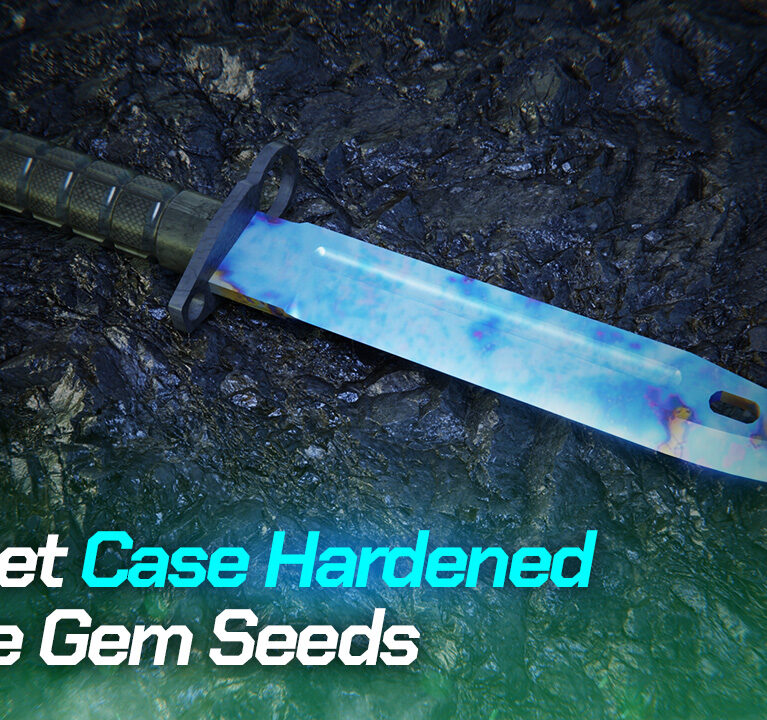 Bayonet Case Hardened | All Blue Gem Seeds