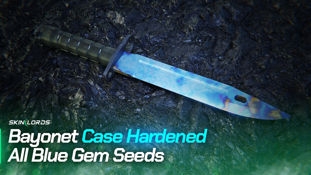 Bayonet Case Hardened | All Blue Gem Seeds