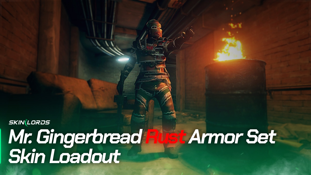 Mr. Gingerbread Rust Armor Set Skin Loadout