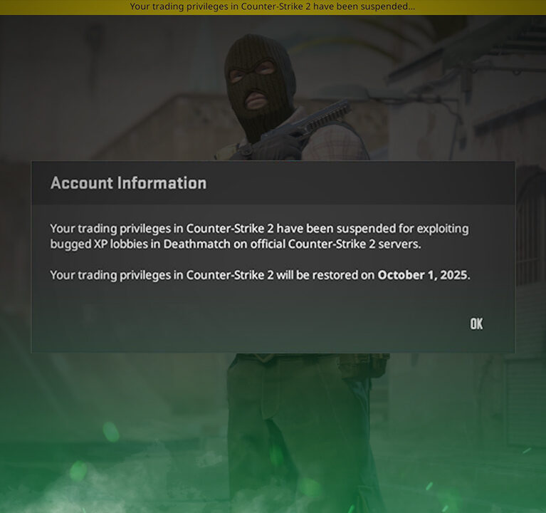 The Armory Exploit – Valve Executes Trade Bans for Deathmatch XP Exploiters