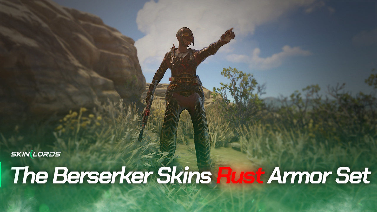 The Berserker Skins Rust Armor Set
