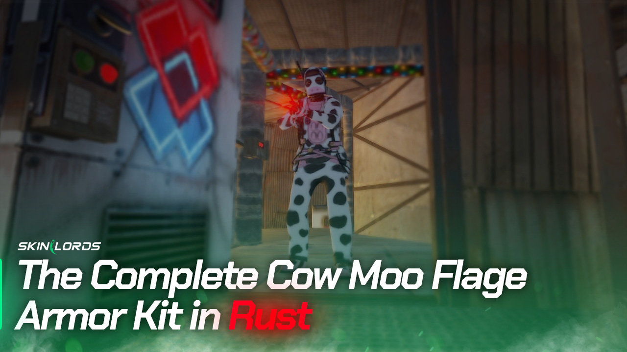 The Complete Cow Moo Flage Armor Kit in Rust