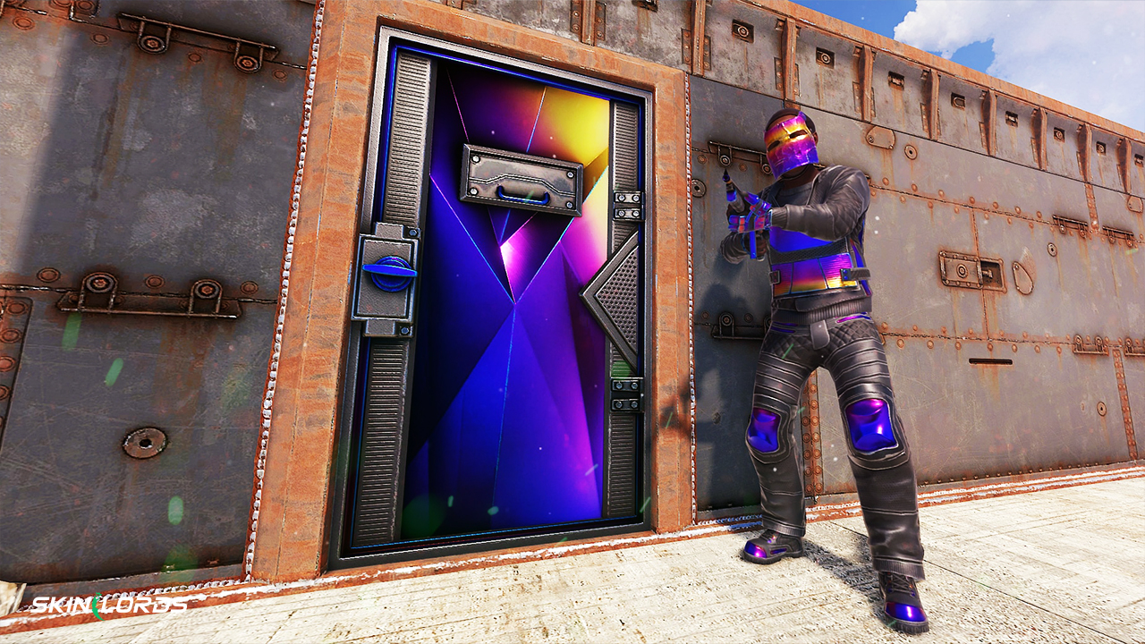 rust tempered armored door skin