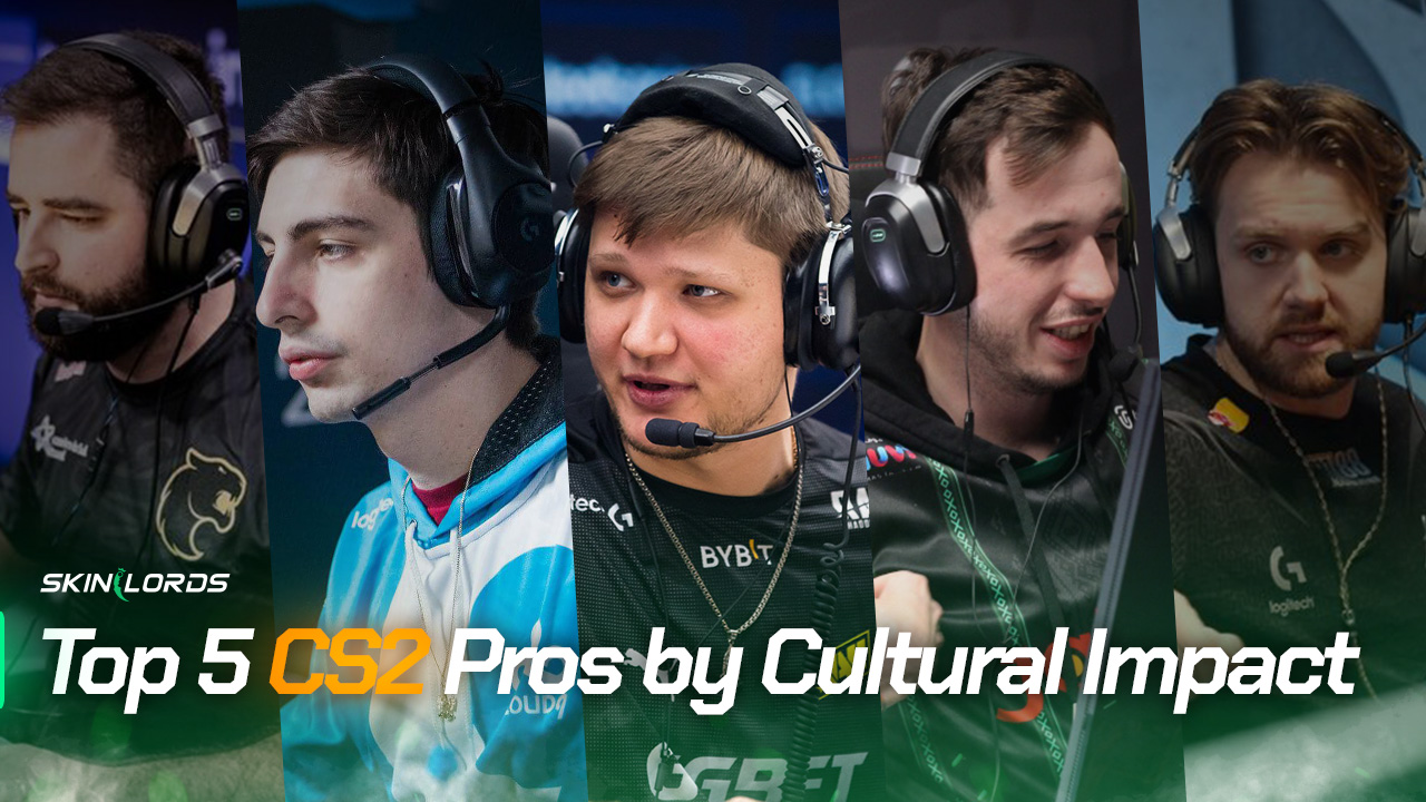 Top 5 CS2 Pros by Cultural Impact