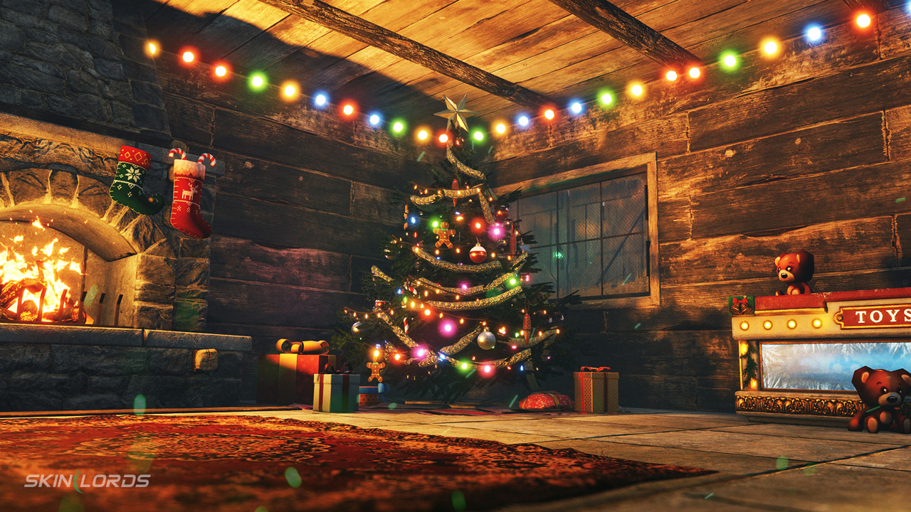 rust christmas tree
