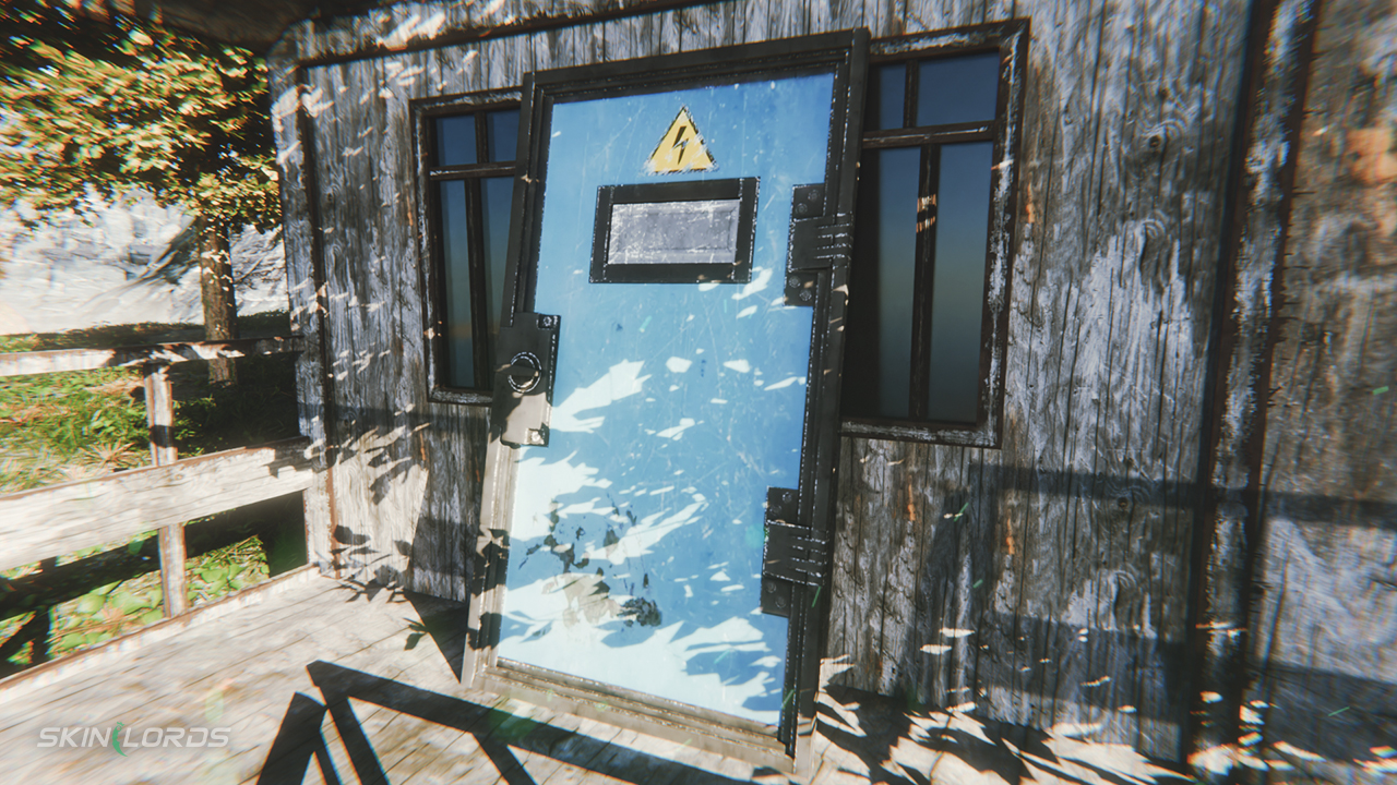 high voltage armored door rust