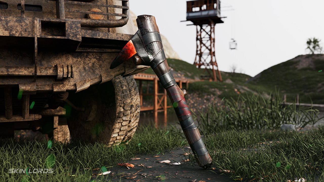 Dragon Glass Stone Pickaxe rust