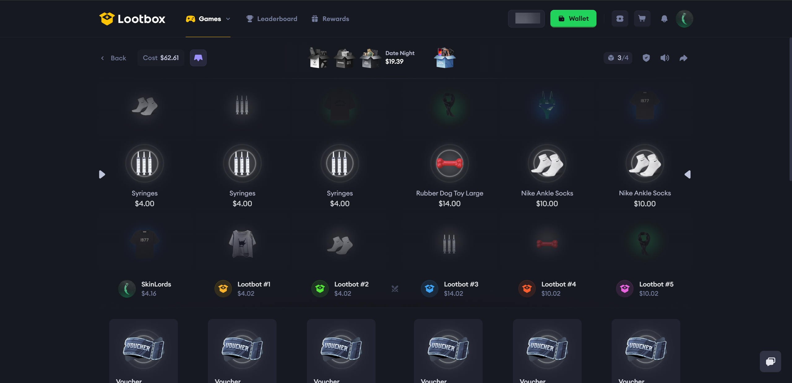 Lootbox Casebattles 3v3