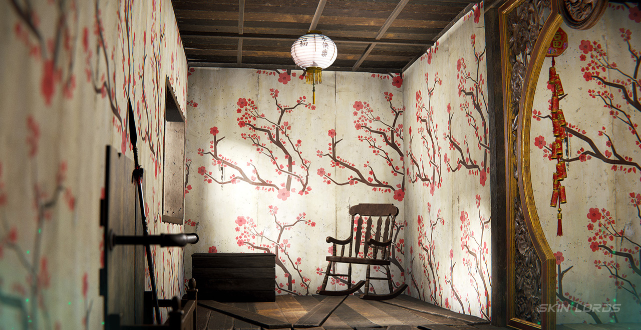 rust Cherry Blossom