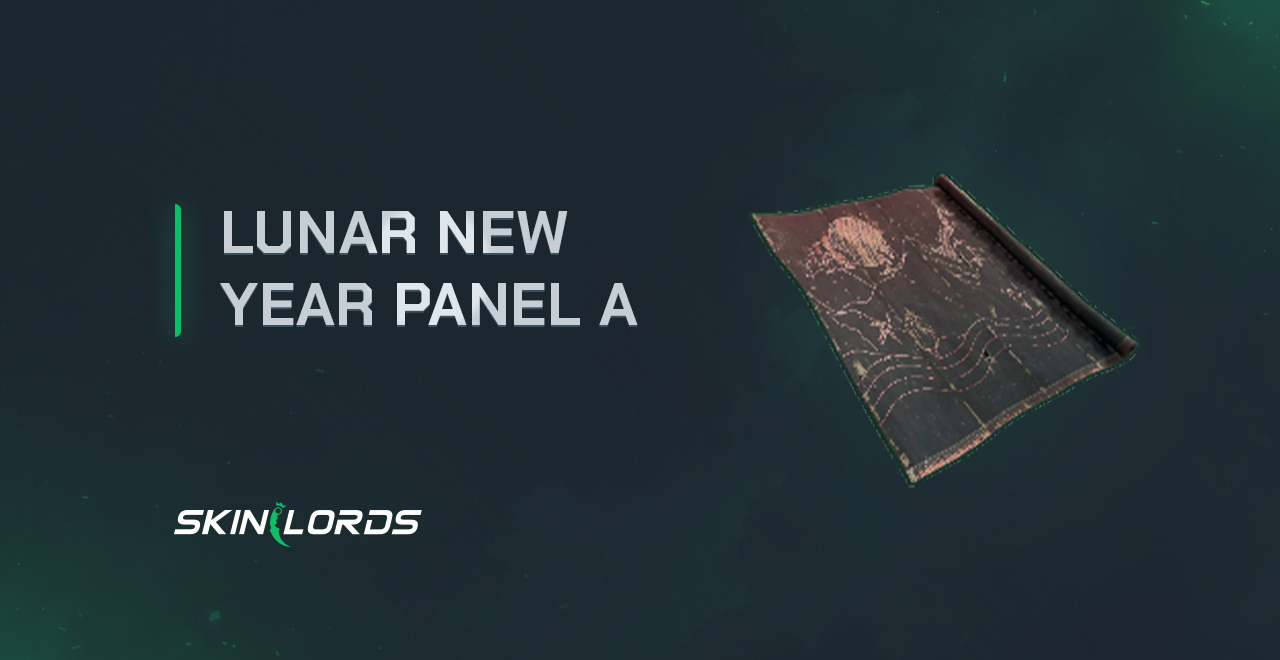 rust Lunar New Year Panel A