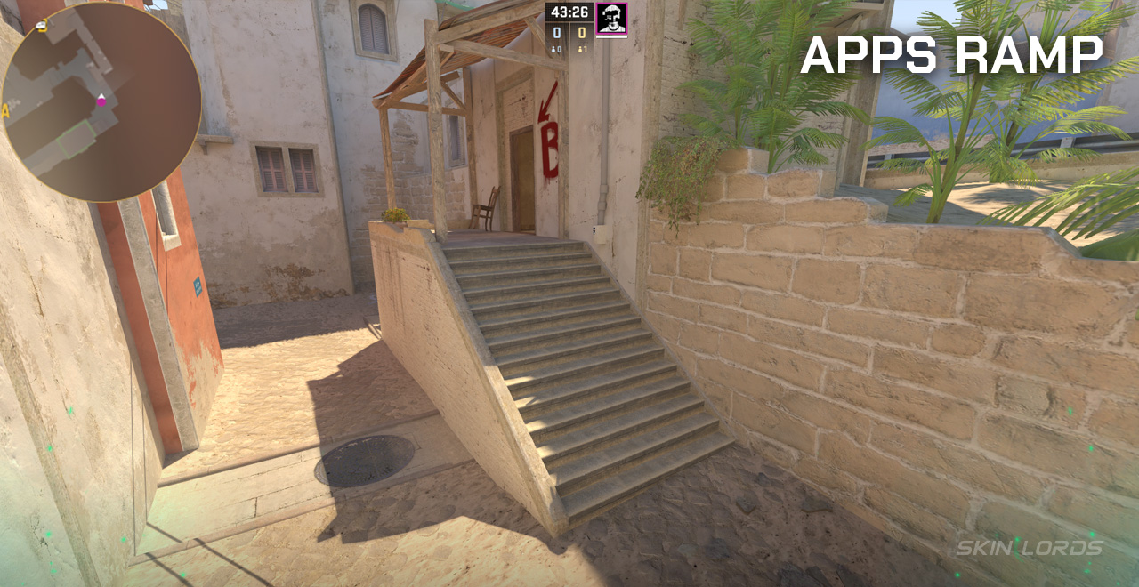 apps ramp mirage cs2 callout