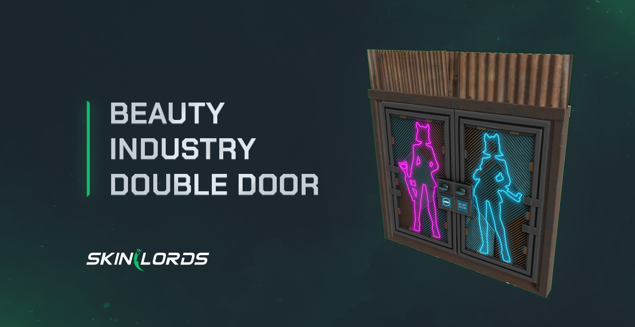 Beauty Industry Double Door rust