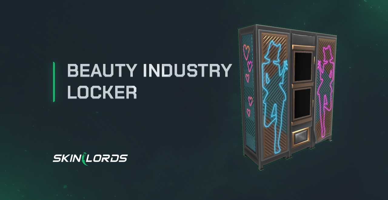 Rust Beauty Industry Locker