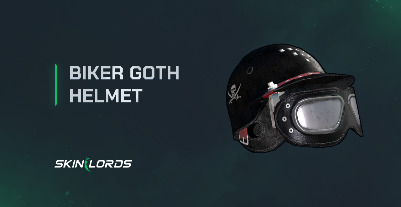 Biker Goth Helmet rust