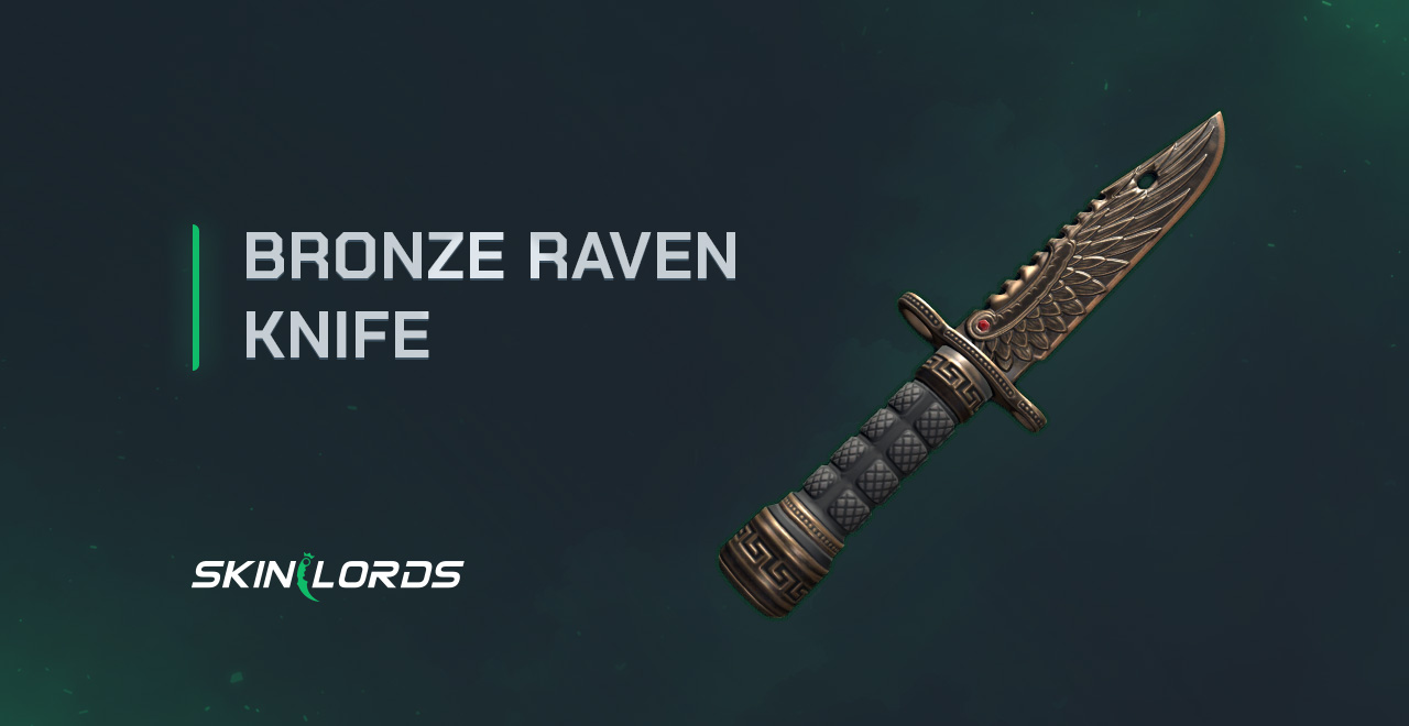 Bronze Raven Knife rust