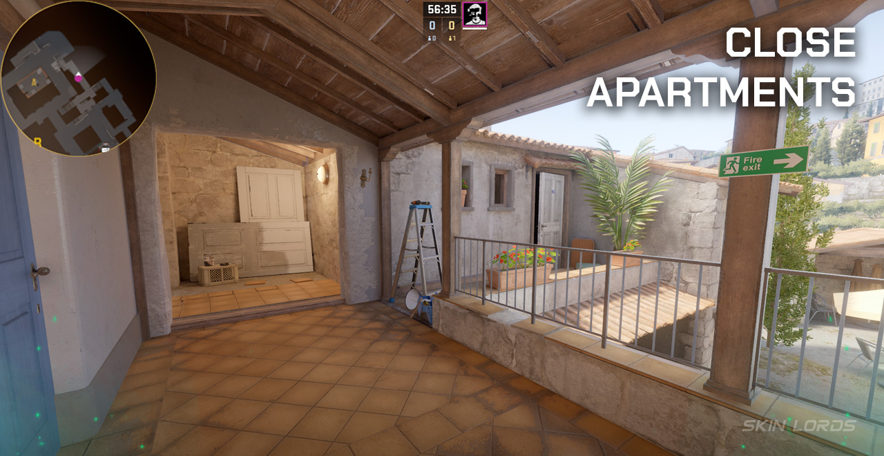 close apartments inferno cs2