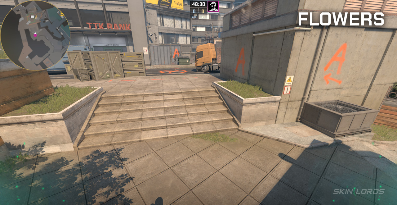 flowers overpass cs2 callout