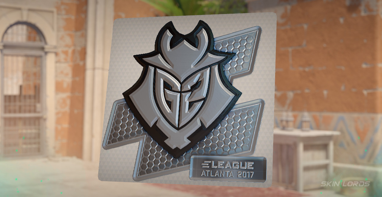 G2 Esports (Foil) Atlanta 2017 white cs2 sticker