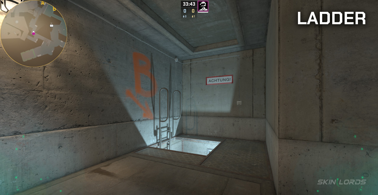 ladder overpass cs2 callout