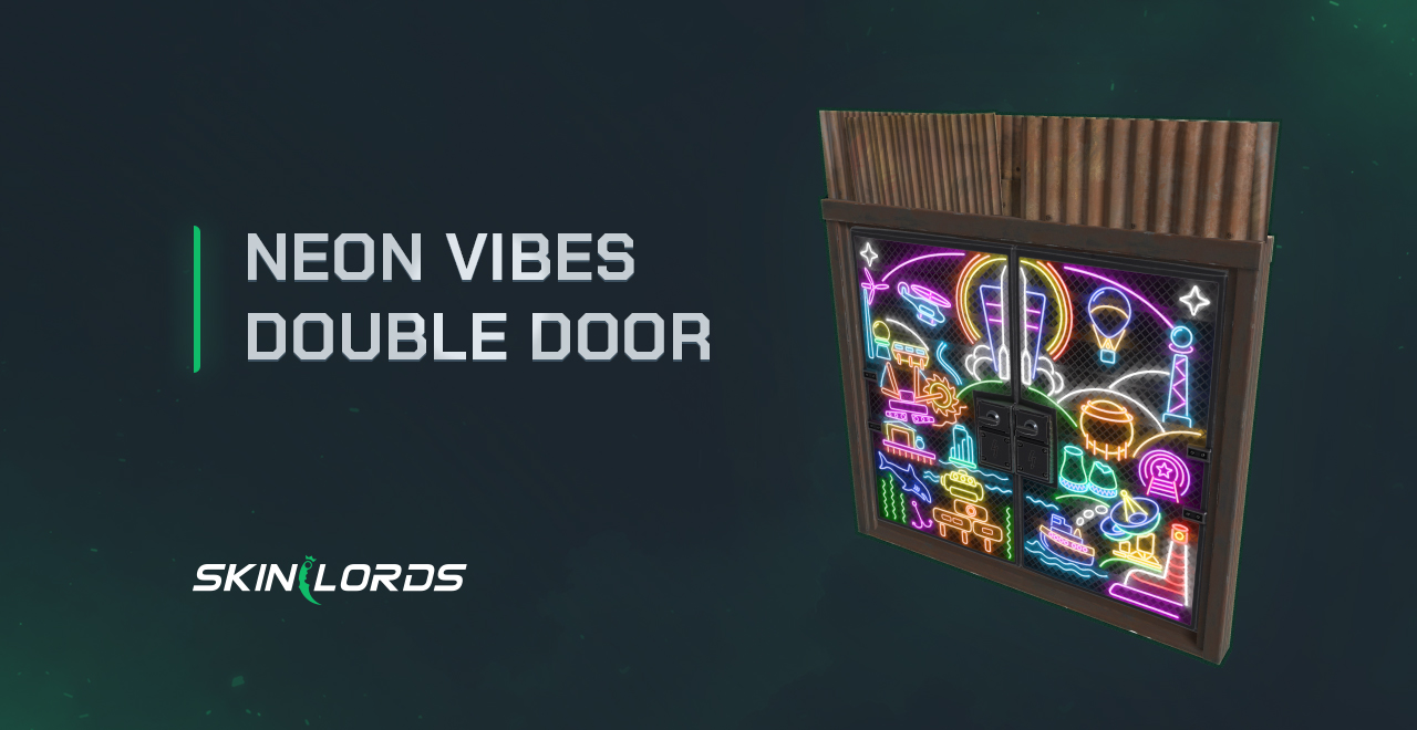 Neon Vibes Double Door rust