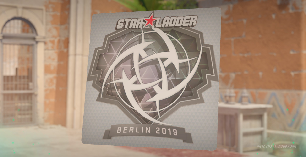 Ninjas In Pyjamas Berlin 2019 white cs2 sticker