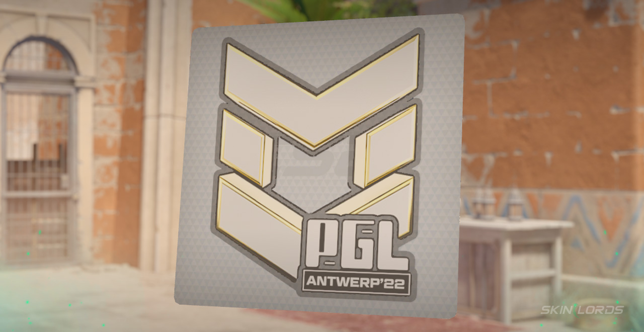 PGL Antwerp 2022 white cs2 sticker