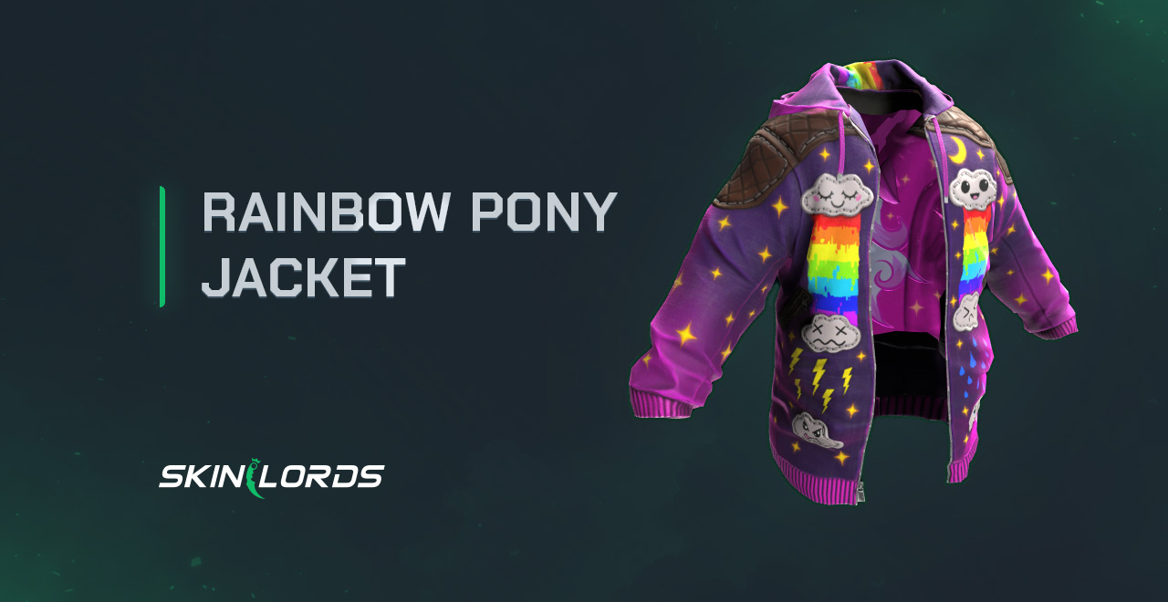 Rainbow Pony Jacket rust