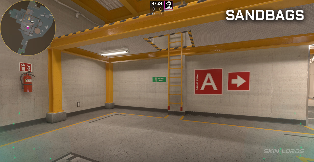 sandbags nuke cs2
