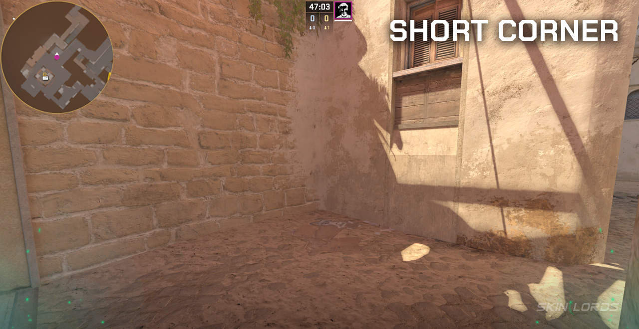 short corner mirage cs2 callout