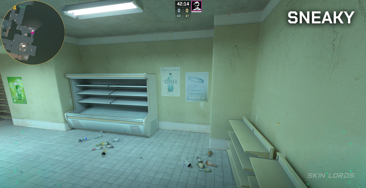 sneaky mirage cs2 callout