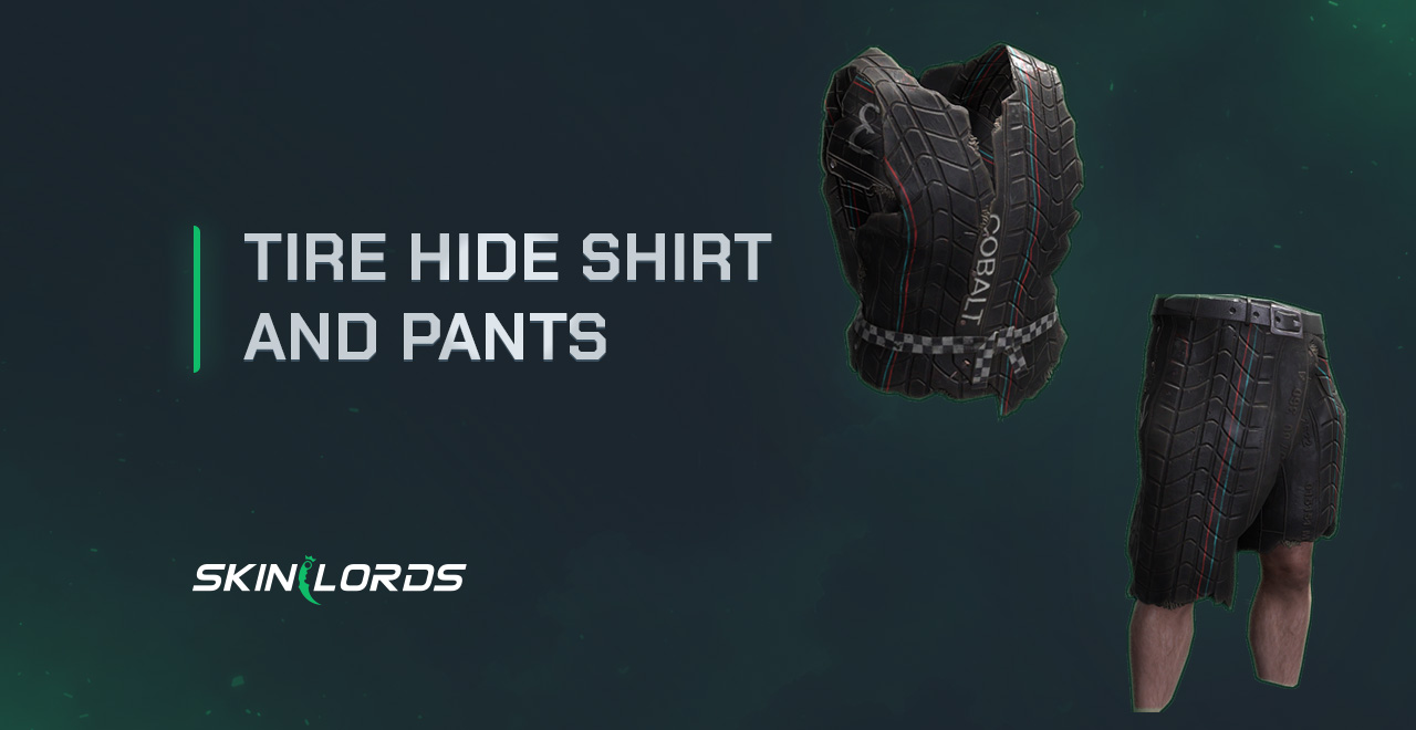 Rust Tire Hide Shirt and Pants