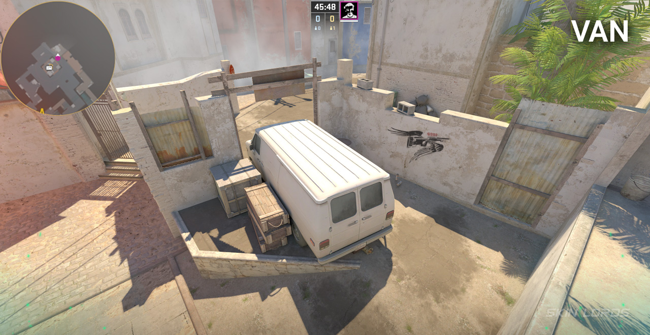 van mirage cs2 callout