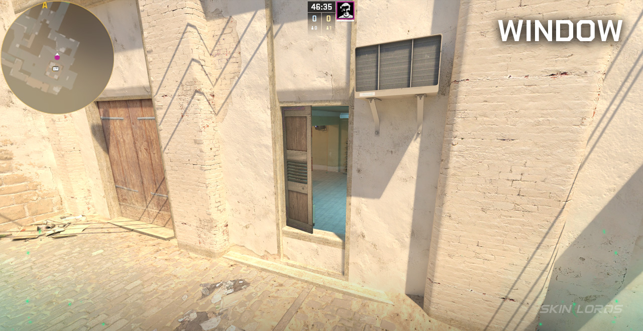 window mirage cs2 callout