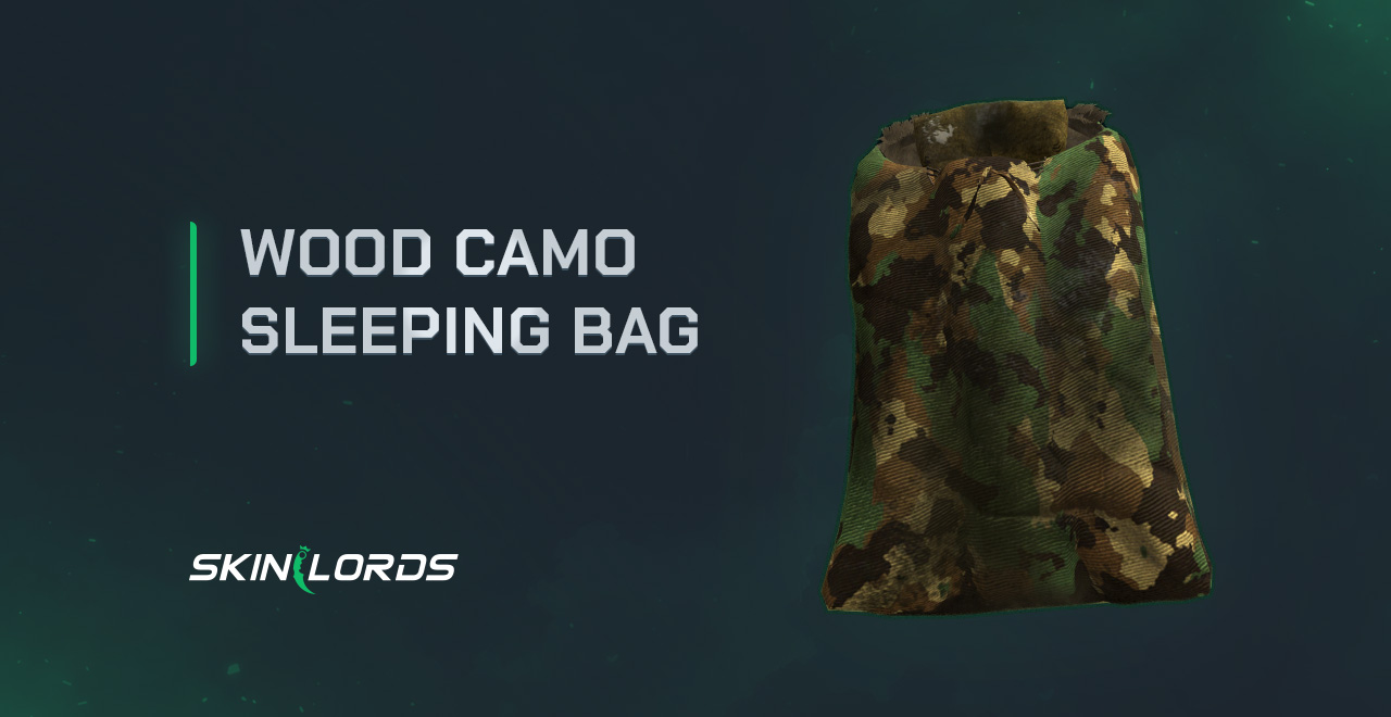 Wood Camo Sleeping Bag rust